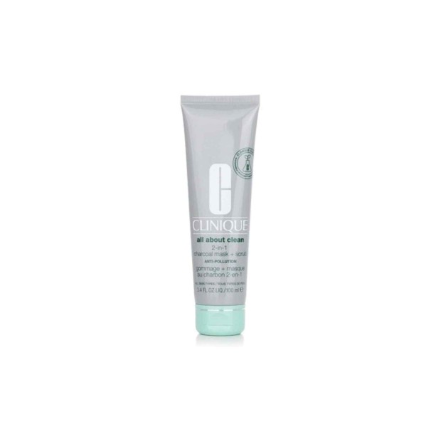 Clinique All About Clean 2-In-1 Charcoal Mask + Scrub