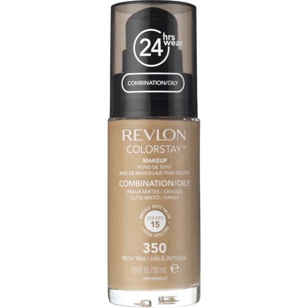 REVLON COLORSTAY foundation combination/oily skin350-rich tan