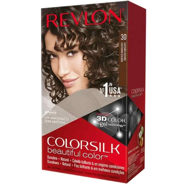REVLON COLORSILK tinte 30-casta�o oscuro