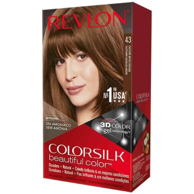 REVLON COLORSILK tinte #43-casta�o medio dorado