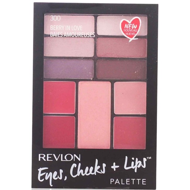 REVLON PALETTE eyes, cheeks + lips 300-berry in love