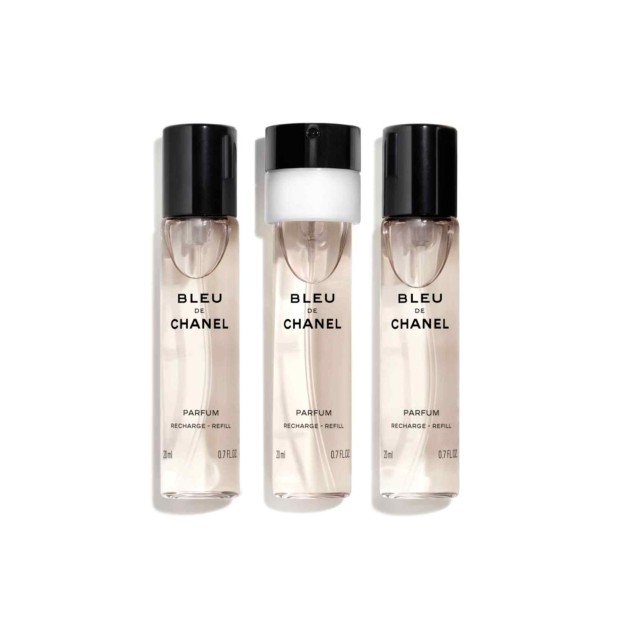 Bleu De Chanel Pour Homme EDP  Recargas - Coffret 3 Peas
