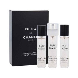 Bleu De Chanel Pour Homme EDP  Recargas - Coffret 3 Peas