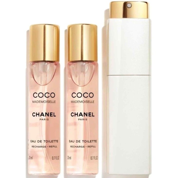Coco Mademoiselle EDT Recarregvel 3 x
