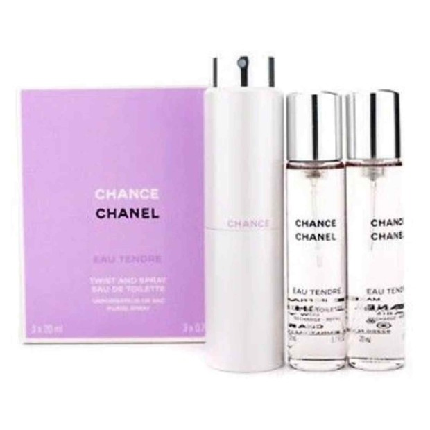 Chanel Chance Eau Tendre EDT 3 x