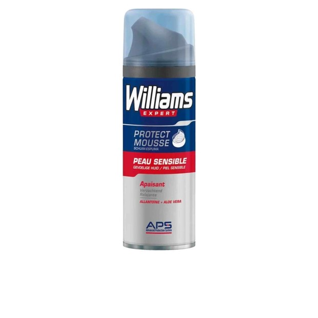 WILLIAMS ESPUMA DE BARBEAR PELE SENSVEL
