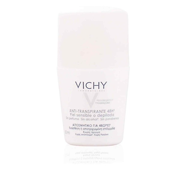 VICHY DEO anti-transpirant 48h peaux sensibles roll-on