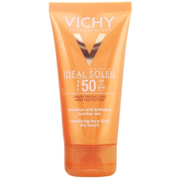 Idel Soleil emulsion anti-brillance toucher sec SPF50