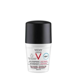 Homme Anti-Transpirant Anti-Traces 48h Desodorizante Roll-On