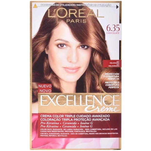 Excellence Creme Colora��o #6,35 chocolate