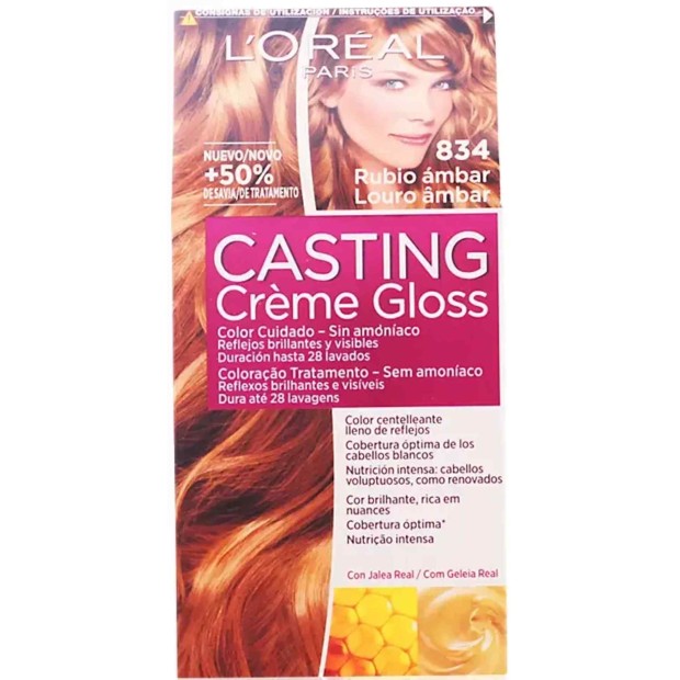 Casting Cr�me Gloss Colora��o 834 Light Copper Gold Blonde