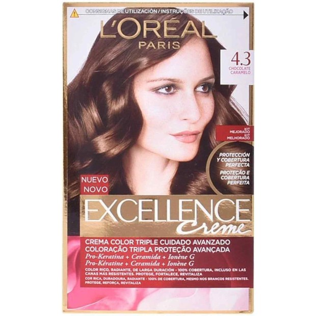 Excellence Creme Colora��o 4,3 Chocolate Caramelo
