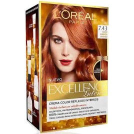 Excellence Intense Coloração #7,43 Louro Cobre Dourado Excellence Intense Coloração #7,43 Louro Cobre Dourado