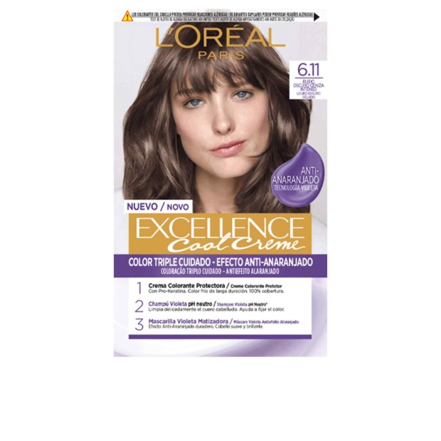 Excellence Tinta Creme #6.11-rubio oscuro ceniza 1 u