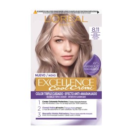 Excellence Tinta Creme 8,11-rubio claro ceniza Excellence Tinta Creme 8,11-rubio claro ceniza