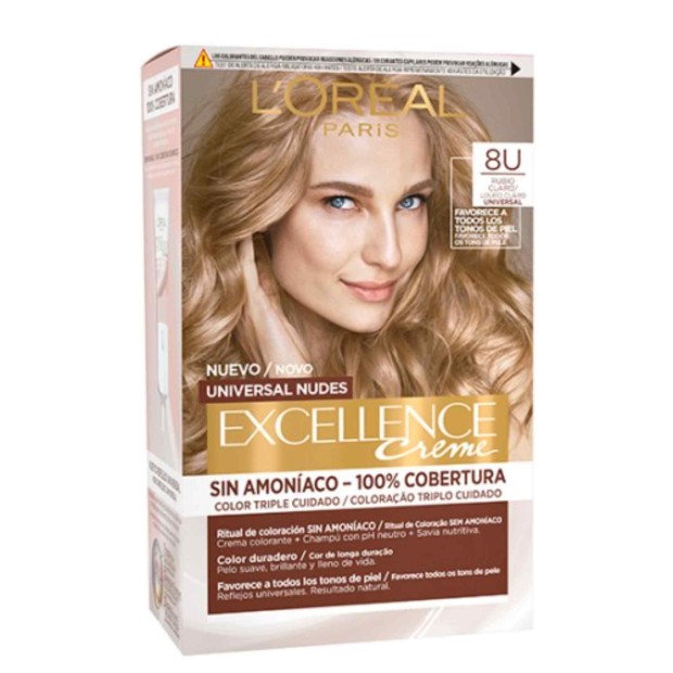 Excellence Creme Universal Nudes Tinte 8u-light blonde