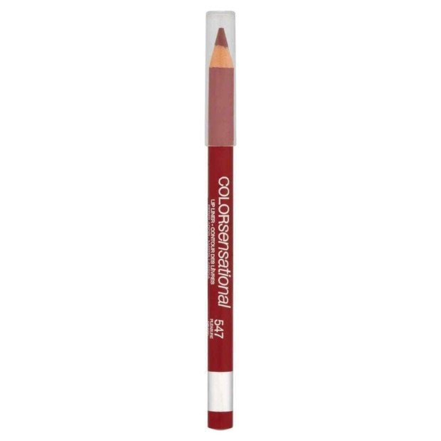 MAYBELLINE COLOR SENSATIONAL lip liner 547-pleasure me red