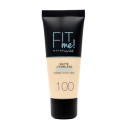 Fit Me! Foundation Matte+Poreless 100 warm ivory