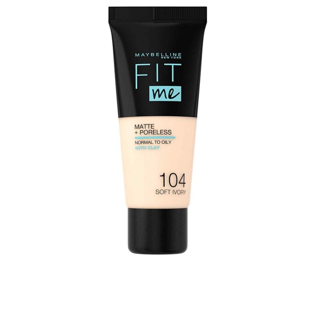 Fit Me! Foundation Matte+Poreless 104 soft ivory