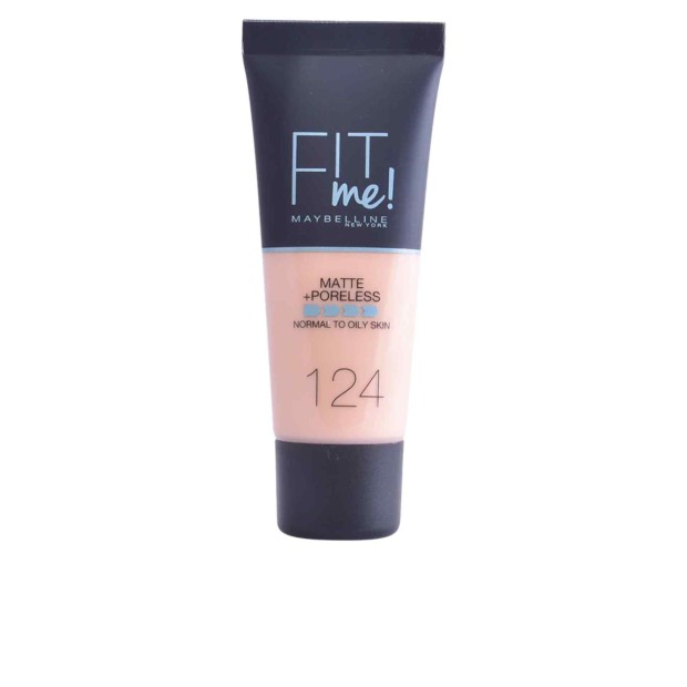 MAYBELLINE FIT ME MATTE+PORELESS foundation 124-soft sand