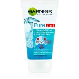 Garnier Pure Active 3-in-1 M�scara, Esfoliante, e Limpeza