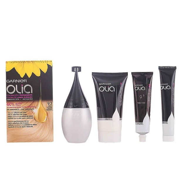 Olia Colora��o Permanente #9,3 Rubio Muy claro Dorado lote