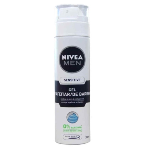 NIVEA MEN SENSITIVE gel barbear anti-irritaes
