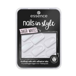 Nails In Style Unhas Artificiais 11 sheer whites 12 u