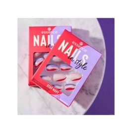 Nails In Style Unhas Artificiais stay wavy 12 u