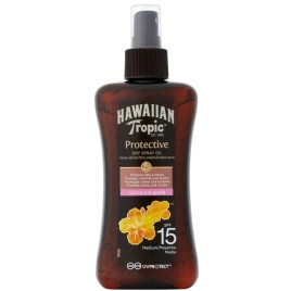 HAWAIIAN TROPIC COCONUT & GUAVA dry oil SPF15 spray HAWAIIAN TROPIC COCONUT & GUAVA dry oil SPF15 spray
