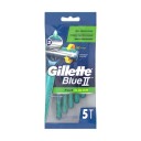 Blue II Plus Slalom Lminas De Barbear Descartveis 5 Unidades