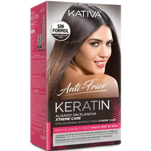 Kativa Suavizao com Queratina Anti-Frizz sem Ferro Xtrem Care 30 Dias