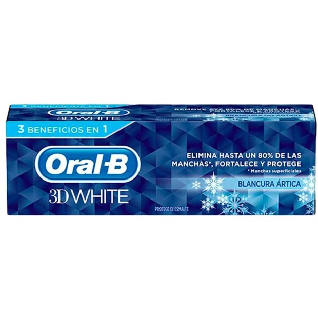 ORAL B 3D WHITE BRANCURA RTICA pasta de dentes