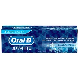 ORAL B 3D WHITE BRANCURA ÁRTICA pasta de dentes ORAL B 3D WHITE BRANCURA ÁRTICA pasta de dentes