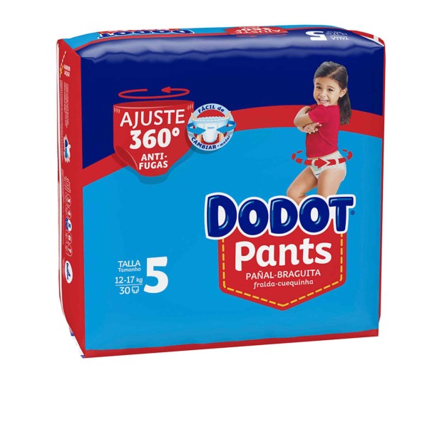 Dodot Fraldas Pants 12-17kg Tam 5 30un
