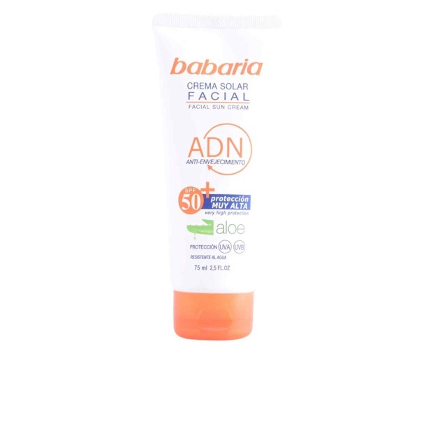Babaria Solar ADN creme solar facial aloe vera SPF50