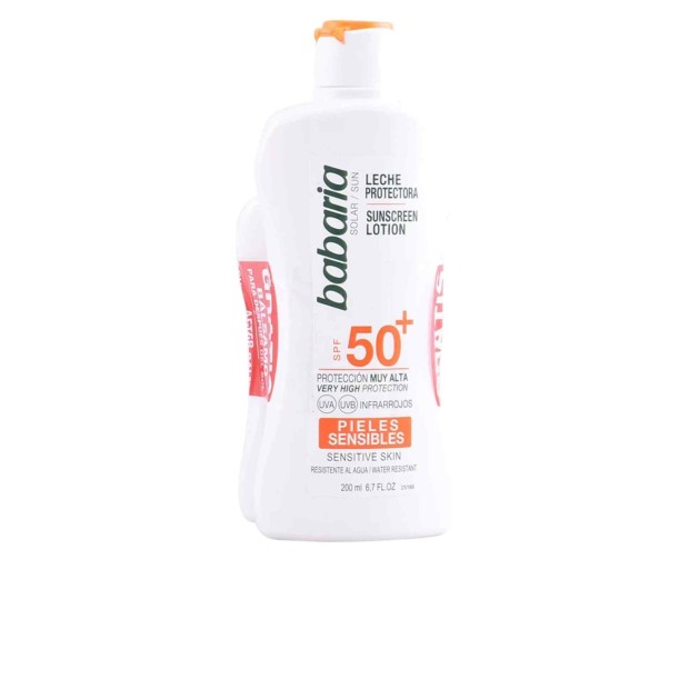 BABARIA SOLAR PELE SENSIVEL SPF50+ LEITE LOTE 2 pz