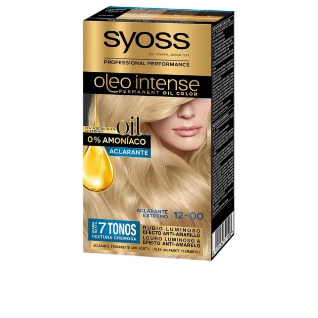 Olio Intense Tinta Sem Amon�aco Tom 12.0 Aclarante extremo 5 Pe�as