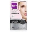 Carbon Activado Bandas De Cera Depilao facial 20 Peas