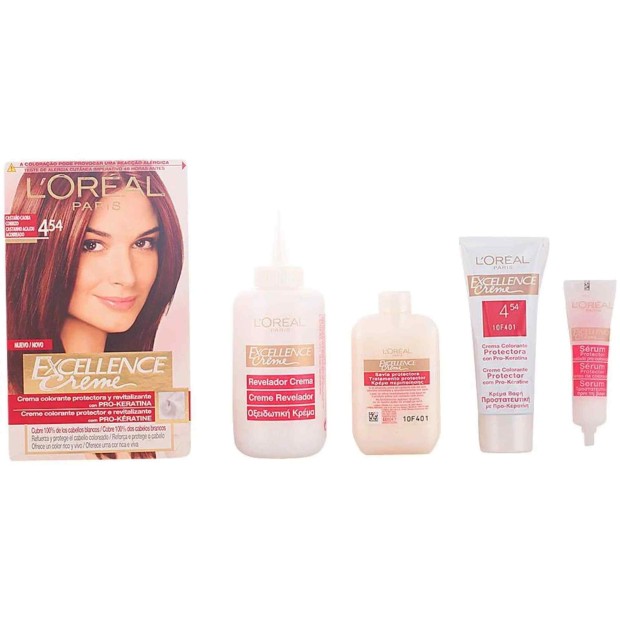 Excellence Creme Colora��o 4,54 castanho cobre