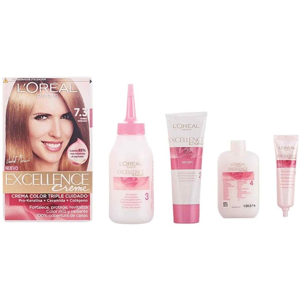 Excellence Creme Colora��o #7,3 Louro Dourado