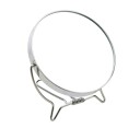 Espelho Met�lico Duplo x3 Com Suporte Adapt�vel 12,2 cm