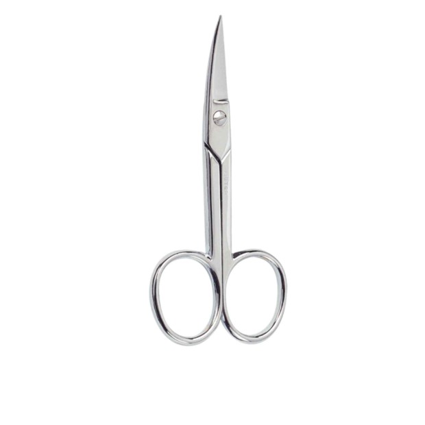 Tesoura Manicure Unhas Curvas Cromada