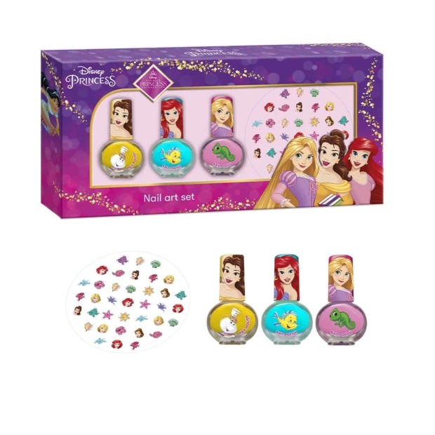 Verniz de Unhas Disney Princess - Coffret 4 Peas