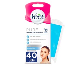 Veet Bandas Cera Pure Facial Pele Sensvel 40un