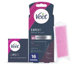 Expert Facial Bandas Cera Depilatrias Pele Normal 16un