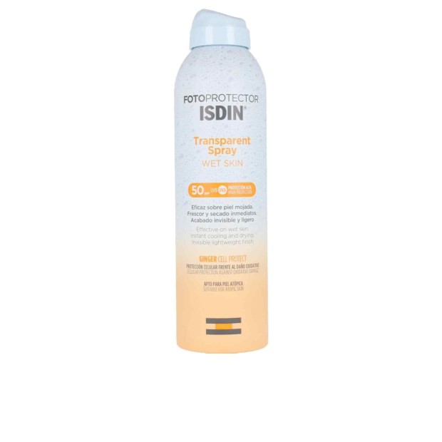 Fotoprotector Wet Skin Transparent Spray 50+