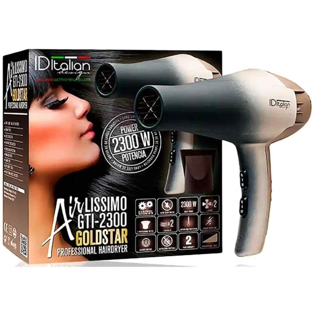 ID ITALIAN AIRLISSIMO GTI 2300 secador gold star