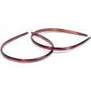 Bandolete Diadema Castanha Fina