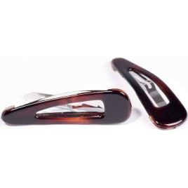 Gancho Cabelo Castanho - 2 Peças Gancho Cabelo Castanho - 2 Peças